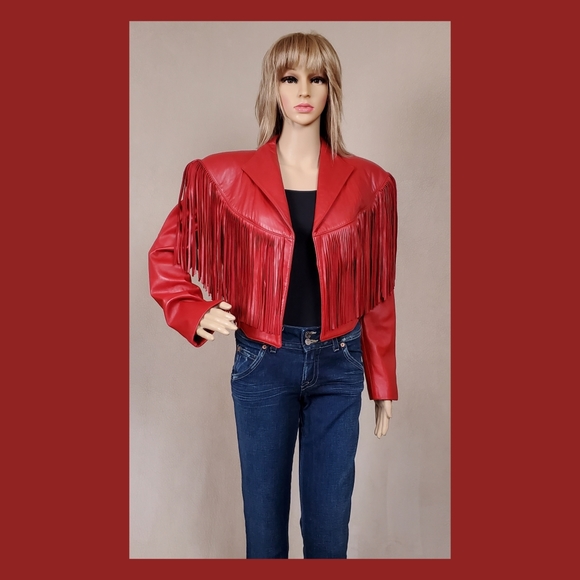 vintage Continental Leather Jackets & Blazers - Vintage 80's jacket